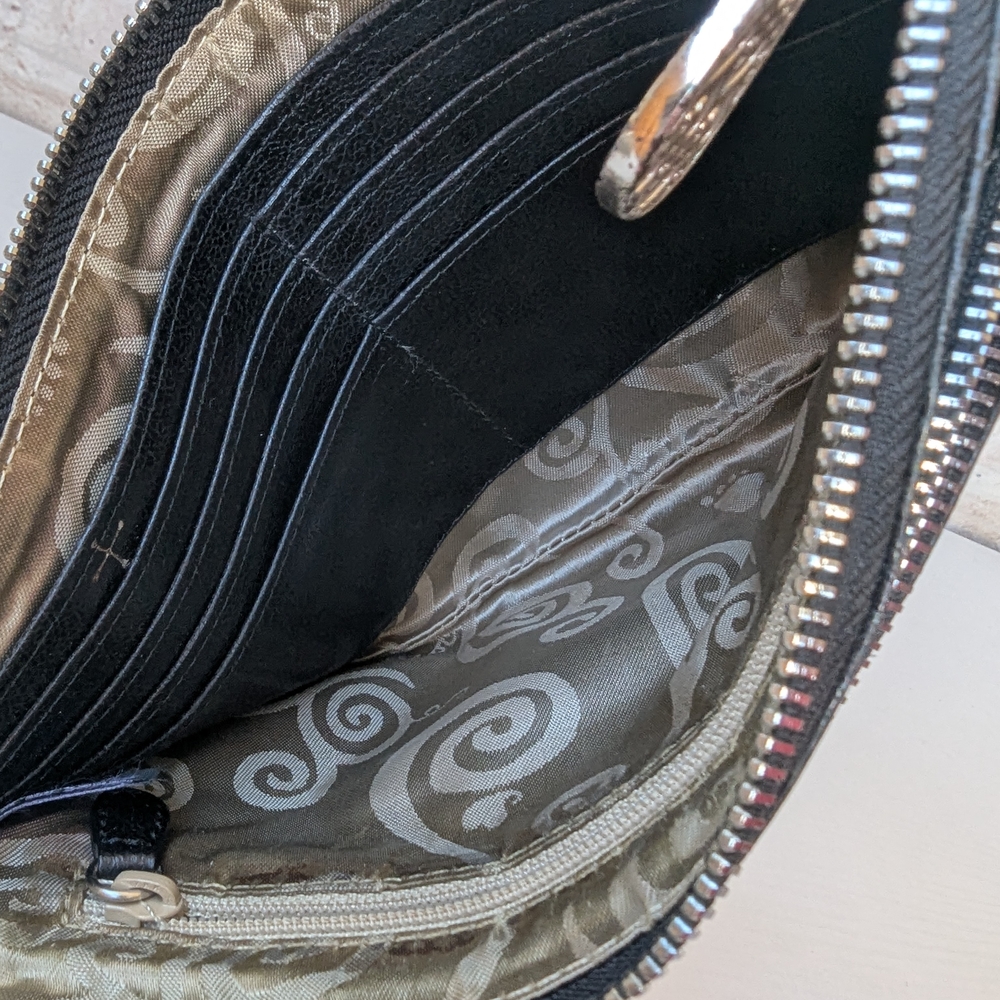 Brighton Black Croc-Embossed Clutch - Picture 6 of 8